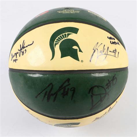 2009 Michigan State Team Signed Basketball with Draymond Green and Coach Izzo | EBTH