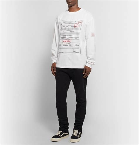 RtA - Printed Cotton-Jersey T-Shirt - White RtA
