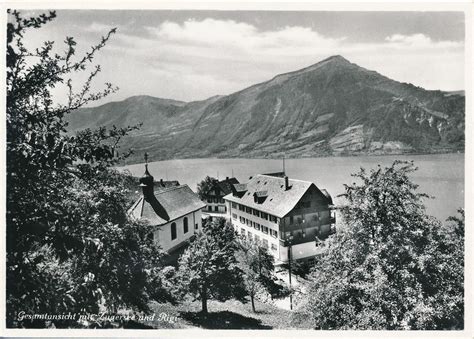 Gesamtansicht Mit Zugersee Und Rigi Gel 1961 Kaufen Auf Ricardo