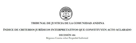 Índice de criterios jurídicos interpretativos que constituyen acto