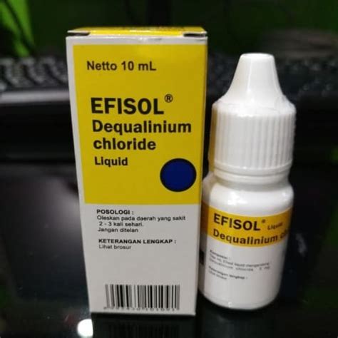 Jual Efisol Liquid Ml Obat Kumur Dan Oles Sariawan Bibir Pecah Pecah