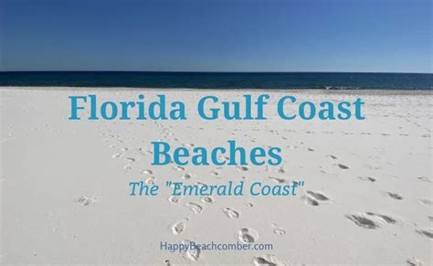 Florida Gulf Coast Beaches [Includes Cities, Counties & Map]