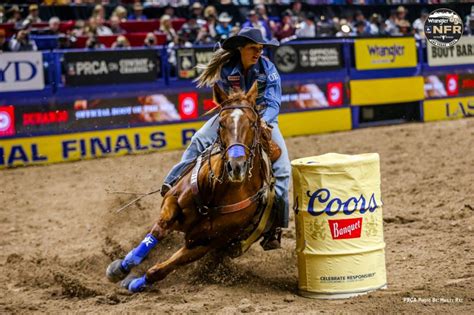 Stevi Hillman And “sandi” Smoke Round 2 Of The 2023 National Finals