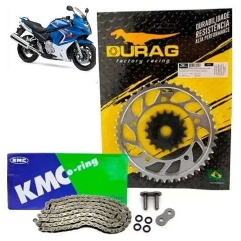 Kit Relação Suzuki Gsx r750 Srad 2000 03 Durag kmc C Retento