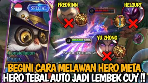 Cara Melawan Hero Meta Yu Zhong Radiant Armor Pun Tetap Tembus Hanya