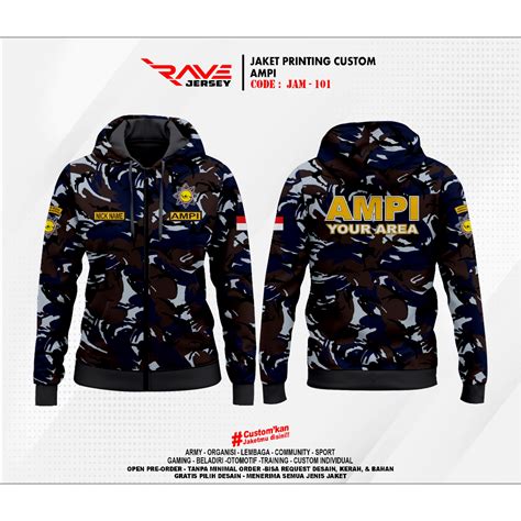 Jual Jaket Ampi Full Printing Sublim Custom Desain Suka Suka Shopee