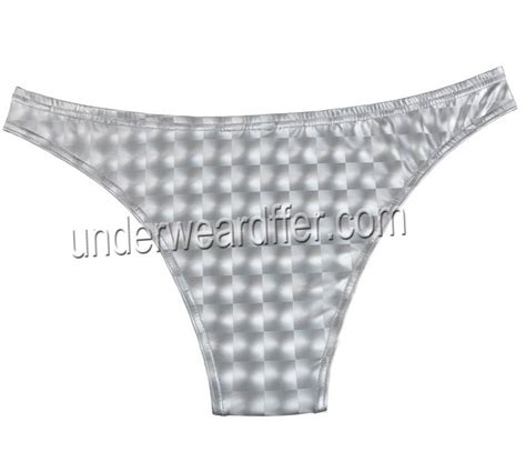 Men Shiny Leather Like Sexy Underwear Bikini Briefs Bulge Pouch Soft Mini Briefs MU S