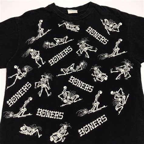 Vintage Vintage Boners Skeleton Sex Positions Overprinted Tshirt Grailed