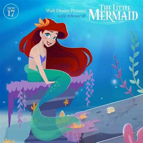 Little Mermaid Was Released On November 17th 1989 Disney Disney