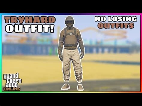 Easy Tan Joggers Ripped Shirt Glitch Tryhard Modded Outfit No Transfer