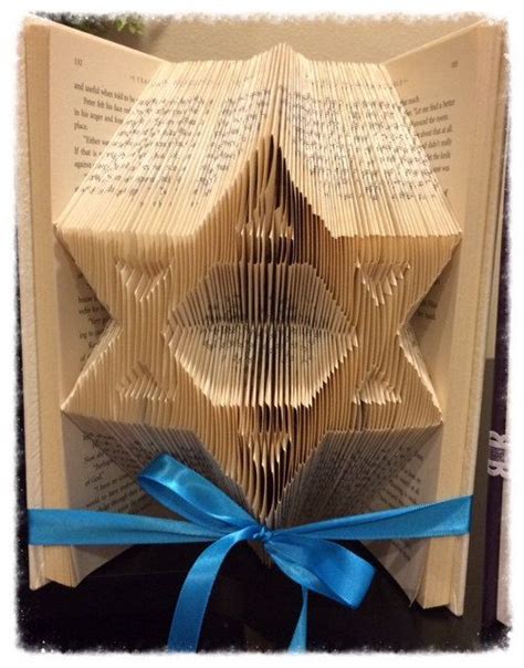 Star Of David Book Folding Folded Book Art Book Art