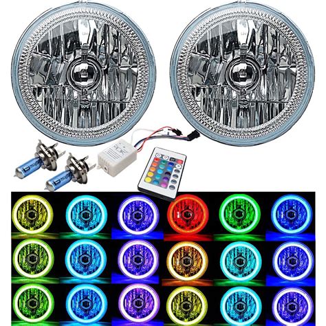 Rgb Cob Led Multi Color White Red Blue Green Halo Angel Eye