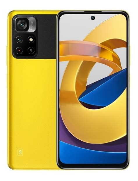 Celular Xiaomi Poco M4 Pro 5g 64 4gb Ram Sim Doble Color Amarillo