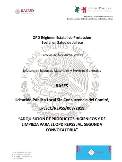 Completable En línea Rgimen Estatal de Proteccin Social en Salud de