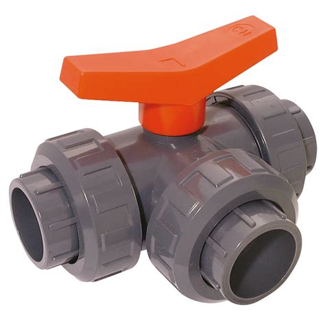 Id Upvc Ball Valve L Port Way Pneumatics Direct