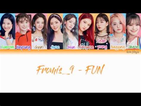 Fromis Fun Lyrics Han Rom Eng Color Coded Youtube