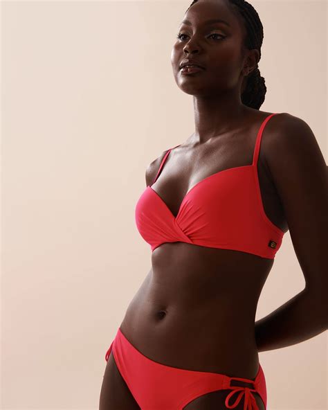 HIBISCUS Plunge Bikini Top La Vie En Rose
