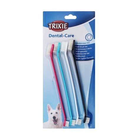 Набір зубних щіток для собак Trixie, 4 шт — купити на EVA.UA ...