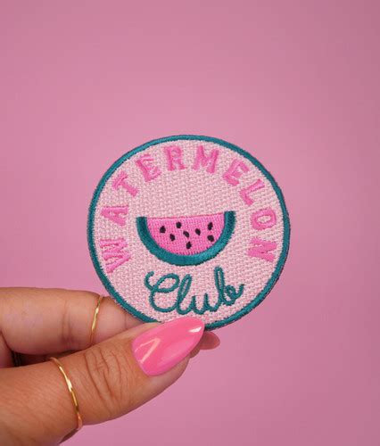 Patch Thermocollant Watermelon Club Malicieuse Shop Diy