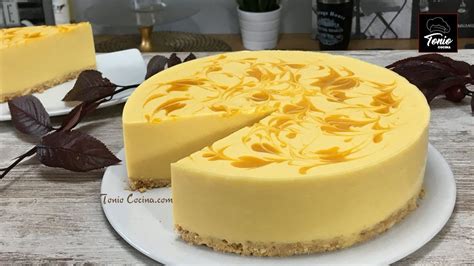 Tarta Cheesecake De Mango Receta Sin Horno Toniococina