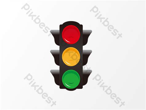 Flat Three Dimensional Texture Expression Traffic Light Png Images Ai Free Download Pikbest