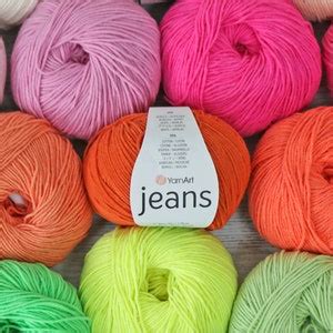 Yarnart Jeans Skeins Colors Amigurumi Yarn Yarn Gauge Fine