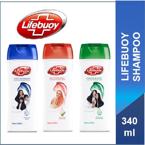 Lifebuoy Strong And Shiny Anti Damdriff Anti Hair Fall Shampoo 170ml 340ml 680ml Shopee