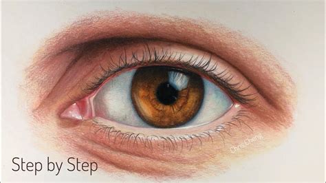 How To Draw Realistic Eye Step By Step And Easy To Follow Youtube