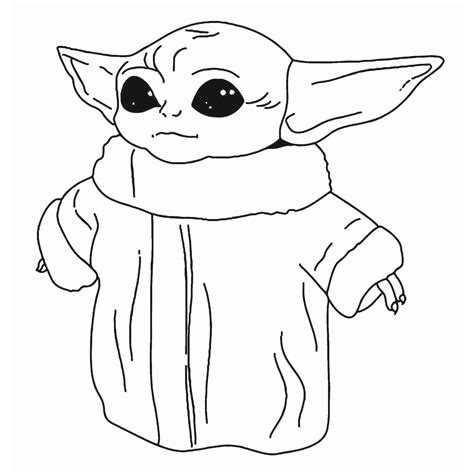 Free Baby Yoda Printables