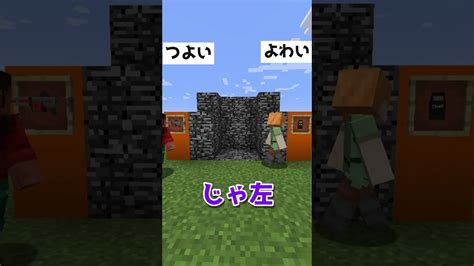 【マイクラ】右左どっち⁉選んだ武器でバトル 【銃mod】ゲーム実況 Minecraft マイクラ Shortvideo