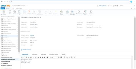 Invoice Approval Workflow Template Cmw Lab