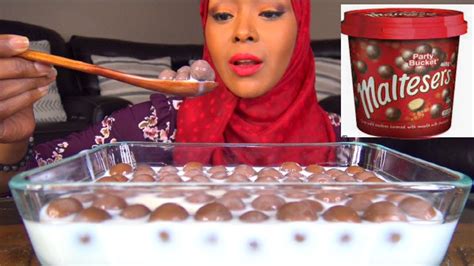 Asmr Maltesers In Milk Crunchy Eating Sounds Youtube