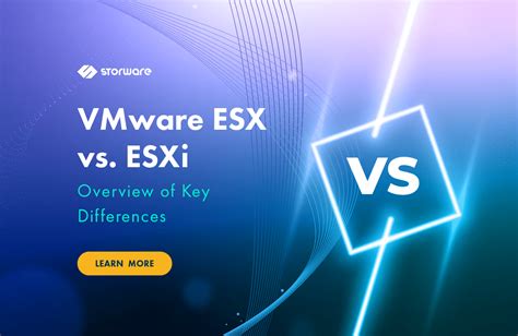 Vmware Esx Vs Esxi Overview Of Key Differences Storware Blog