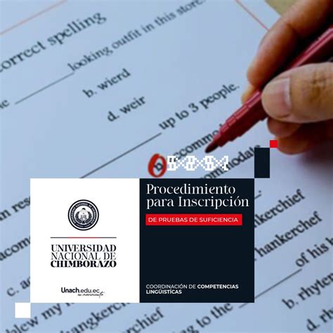 Procedimiento Para Inscripci N De Pruebas De Suficiencia Universidad