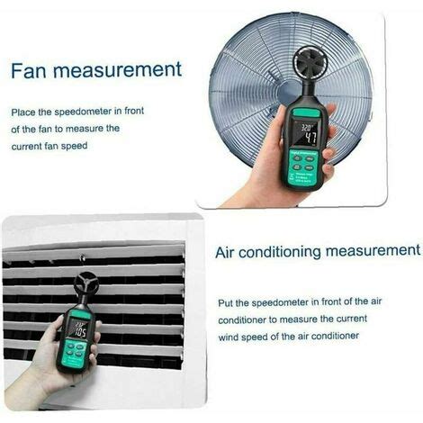 Outil Compt de Vitesse du Vent anémomètre numérique anémomètre de