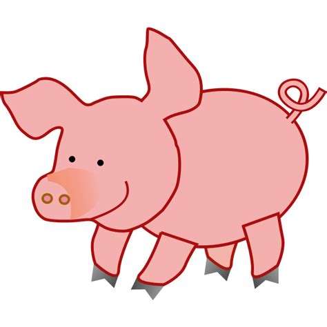 Pig Outline SVG Free