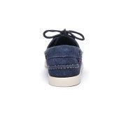 Chaussures Bateaux Docksides Femme Portland Flesh Bleu Marine Sebago