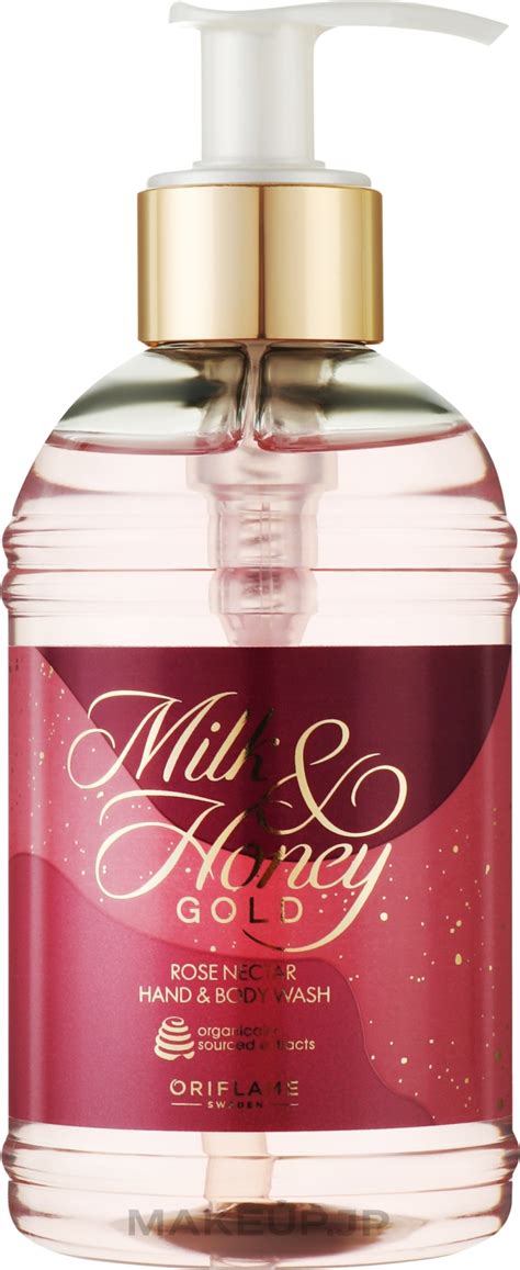 Oriflame Milk And Honey Gold Rose Nectar Hand And Body Wash Rose Nectar