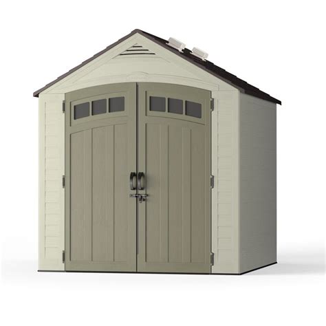 Suncast Vista 7 Ft X 7 Ft Resin Storage Shed BMS7702 The Home Depot