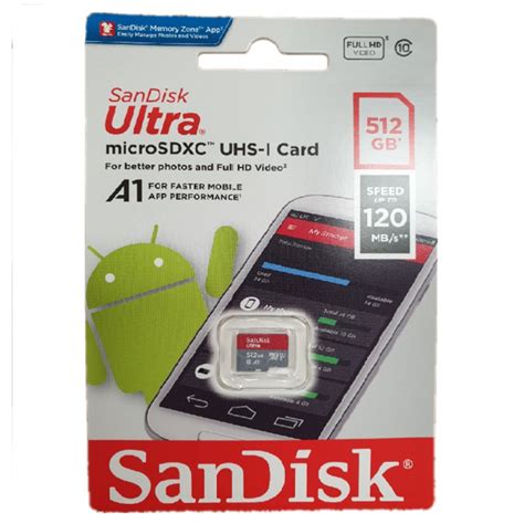 Sandisk Ultra Gb Microsdxc Uhs I A Class U Memory Card Mb