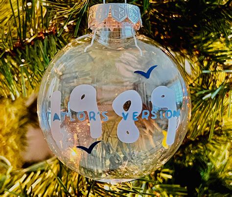 Taylor Swift Christmas Ornament Ts For Swifties Homemade Ts 1989