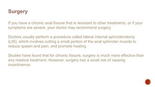 Anal Fissure Ppt