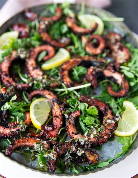 Grilled Octopus • Easy Octopus Recipe Video • Two Purple Figs