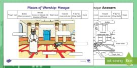 R Places Of Worship Mandir Worksheet Worksheet