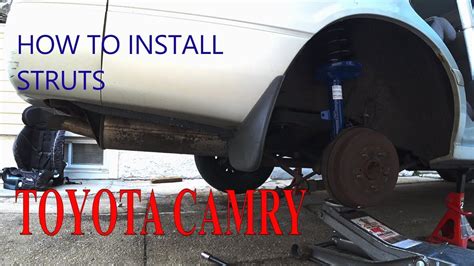 HOW TO CHANGE STRUTS ON TOYOTA CAMRY REAR STRUTS YouTube