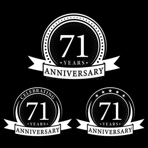 Years Anniversary Celebration Logotype St Anniversary Logo