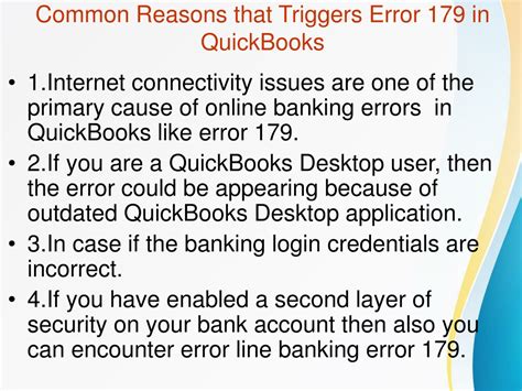 PPT What Is QuickBooks Error 179 With Steps To Fix It PowerPoint