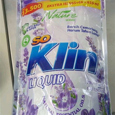 Jual So Klin Liquid Detergent Nature Series Lavender Soklin Deterjen