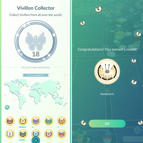 The Poke Go Hunter On Twitter Worlds First Platinum Vivillon Medal In