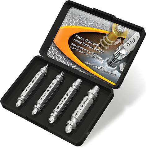 Alden 8440P Grabit Pro Broken Bolt And Damaged Screw Extractor 4 Piece